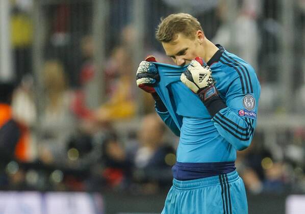Manuel NEUER, FCB 1 Emotionen, Gefühle, Reaktion, Wut, wütend, schrei, Wutausbruch, Aktion Emotionen, enttäuscht, Enttäuschung, Frust, frustriert, Trauer ,traurig, verzweifelt, Verzweiflung FC BAYERN München - REAL MADRID 0-4 Halbfinale, RÜCKSPIEL, Fussball UEFA Champions League, Halbfinale, München, 29.04.2014 CL Saison 2013 2014, FCB, München
