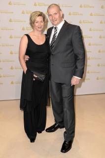 Claudia Pechstein mit Freund Matthias Grosse bei der Verleihung der Goldenen Sportpyramide 2014 im Hotel Adlon. Berlin, 16.05.2014 Foto:xFredericx xFuturexImage