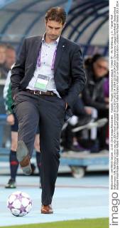 Fussball, Frauen Champions-League, Tyresö FF - VfL Wolfsburg, v.li.: Trainer Ralf Kellermann (VfL Wolfsburg) xmrx