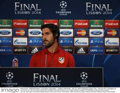 LISBON, PORTUGAL - MAY 23: UEFA Champions League Final - Previews MD-1 at Estadio da Luz on May 23, 2014 in Lisbon, Raul Garcia