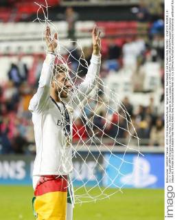 Sergio RAMOS, Real Madrid 4 mit Tornetz REAL MADRID - ATLETICO MADRID ( 4- 1)n. V. Fussball UEFA Champions League, Finale, im Stadion Estadio da Luz Lissabon am 24.05.2014 CL Saison 2013 2014
