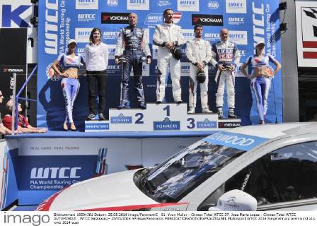 01- Yvan Muller - Citroen Total WTCC 37- Jose Maria Lopez - Citroen Total WTCC AUTOMOBILE : WTCC Salzbourg - 25 05 2014 SPresse Panoramic 