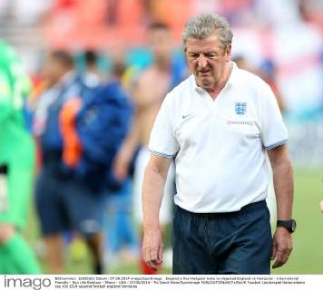 England s Roy Hodgson looks on dejected England vs Honduras - International Friendly - Sun Life Stadium - Miami - USA - 07 06 2014 - Pic David Klein Sportimage EDITORIAL USE ONLY. No use with unauthorised audio, video, data, fixture lists, club league logos or live services. Online in-match use limited to 120 images, no video emulation. No use in betting, games or single club league player publications.