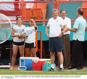 England s Roy Hodgson looks on dejected - England vs Honduras - International Friendly - Sun Life Stadium - Miami - USA - 07 06 2014 - EDITORIAL USE ONLY. No use with unauthorised audio, video, data, fixture lists, club league logos or live services. Online in-match use limited to 120 images, no video emulation. No use in betting, games or single club league player publications.