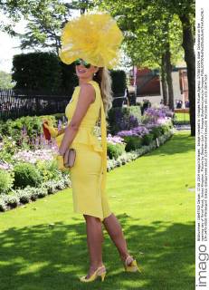 Image licensed to i-Images Picture Agency. 17 06 2014. Ester Dohnalova on the opening day of Royal Ascot, United Kingdom. Picture by Stephen Lock i-Images StephenxLockx xi-Images IIM-2475-0008