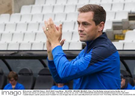 20140706 - BRUGGE, BELGIUM: Club s Tom De Sutter pictured during the fan day of Belgian first league soccer team Club Brugge, in Brugge, Sunday 06 July 2014. KURTxDESPLENTER 04230857
