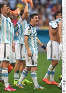 Lionel Messi (ARG), JULY 5, 2014 - Football Soccer : Lionel Messi of Argentina celebrates after winning the FIFA World Cup Brazil 2014 Quarter-finals match between Argentina 1-0 Belgium at Estadio Nacional in Brasilia, Brazil. NOxTHIRDxPARTYxSALES. (uzdb007031)