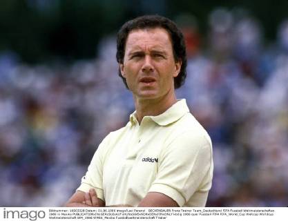BECKENBAUER Franz Trainer Team_Deutschland FIFA Fussball Weltmeisterschaften 1986 in Mexiko