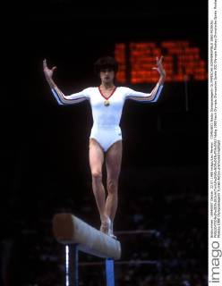 COMANECI Nadia Olympiasiegerin OLYMPISCHE SOMMERSPIELE 1980 MOSKAU 