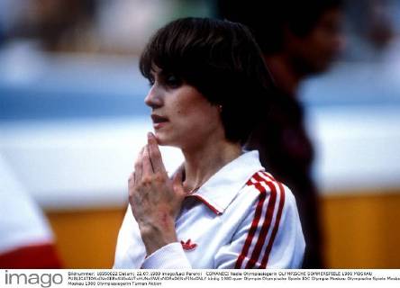 COMANECI Nadia Olympiasiegerin OLYMPISCHE SOMMERSPIELE 1980 MOSKAU 