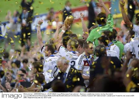 Germany celebrates victory during the match x(11)xCelsoxPupox xFotoarenax  (25552)