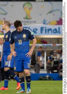 Lionel Messi (ARG), JULY 13, 2014 - Football Soccer : Lionel Messi of Argentina looks dejected after the FIFA World Cup Noxthirdxpartyxsales (ptmb061753)