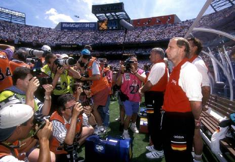 VOGTS Berti Bundestrainer Team Deutschland FIFA Fussball Weltmeisterschaften 1994 in USA Viertelfinale Deutschland-Bulgarien in New York Fussball am 10 Juli 1994 in New Jersey 