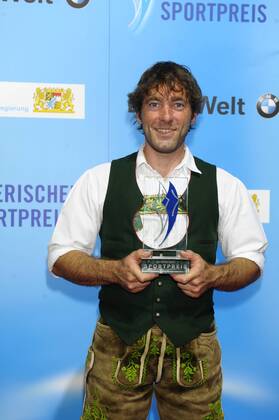 Stephan Bauhofer Bayerische Sportpreis 2014 Ehrung, Auszeichnung. Preis BMW-Welt München 19. Juli 2014
