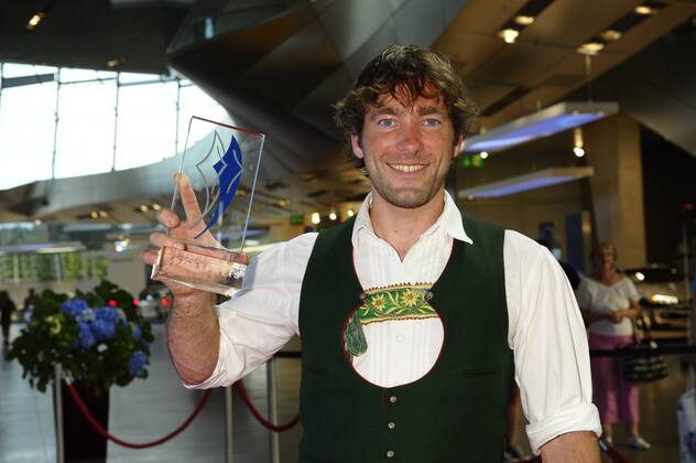 Stephan Bauhofer Bayerische Sportpreis 2014 Ehrung, Auszeichnung. Preis BMW-Welt München 19. Juli 2014