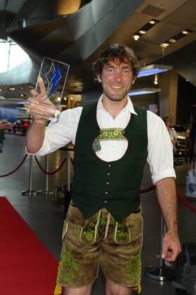 Stephan Bauhofer Bayerische Sportpreis 2014 Ehrung, Auszeichnung. Preis BMW-Welt München 19. Juli 2014