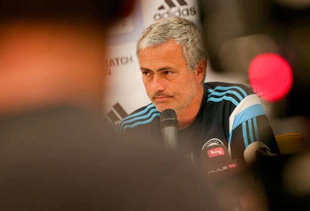 SOCCER - Chelsea, training camp VELDEN,AUSTRIA,22.JUL.14 - SOCCER - Premier League, Chelsea FC, training camp, press conference. Image shows head coach Jose Mourinho (Chelsea). 