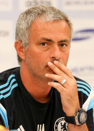 SOCCER - Chelsea, training camp VELDEN,AUSTRIA,22.JUL.14 - SOCCER - Premier League, Chelsea FC, training camp, press conference. Image shows head coach Jose Mourinho (Chelsea). 