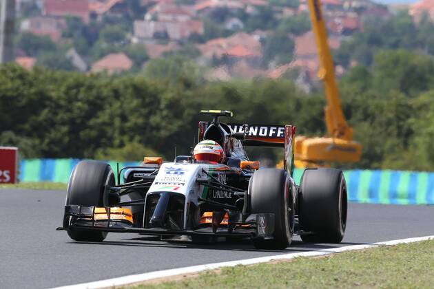 Sergio Perez, Sahara Force India F1, formula 1 GP, Ungarn in Budapest Photo:mspb Lukas Gorys Sergio Perez, formula 1 GP, Ungarn,