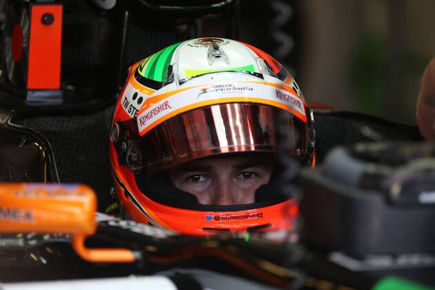 Sergio Perez, Sahara Force India F1, formula 1 GP, Ungarn in Budapest Photo:mspb Lukas Gorys Sergio Perez, formula 1 GP, Ungarn,