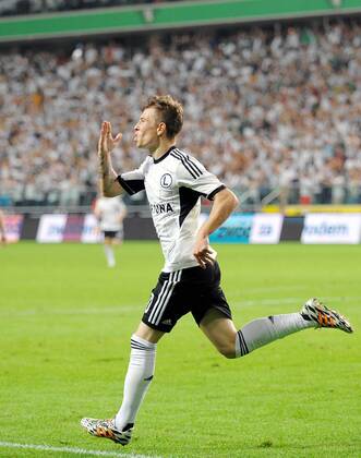 Torjubel JAKUB KOSECKI CL Quali Legia Warsaw - Celtic Glasgow Torjubel JAKUB KOSECKI  20140730LUK160