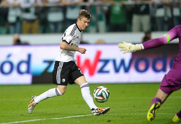 Torjubel JAKUB KOSECKI CL Quali Legia Warsaw - Celtic Glasgow Torjubel JAKUB KOSECKI 20140730LUK150