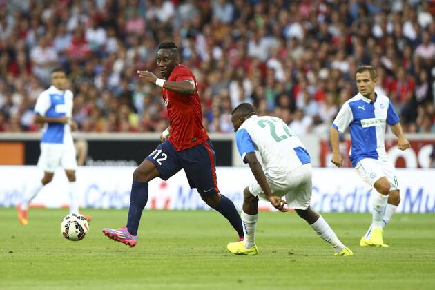 Soualiho Meite (Lille) FOOTBALL : OSC Lille vs Grasshopper Club Zürich - Champions League, third qualifying round - 05 08 2014 GwendolineLeGoff 