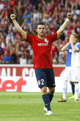 Sebastien Corchia (Lille) FOOTBALL : OSC Lille vs Grasshopper Club Zürich - Champions League, third qualifying round - 05 08 2014 GwendolineLeGoff 