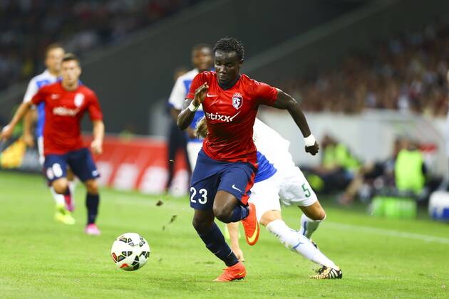 Pape Souare (Lille) FOOTBALL : LOSC vs Grasshopper Club Zurich - 3eme tour preliminaire - Ligue des Champions - 05 08 2014 GwendolineLeGoff Panoramic 