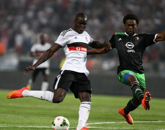 UEFA Champions League third leg qualification second leg match between Besiktas and Feyenoord at Olympic stadium in istanbul 06 august 2014. Pictured: Demba Ba of Besiktas. 