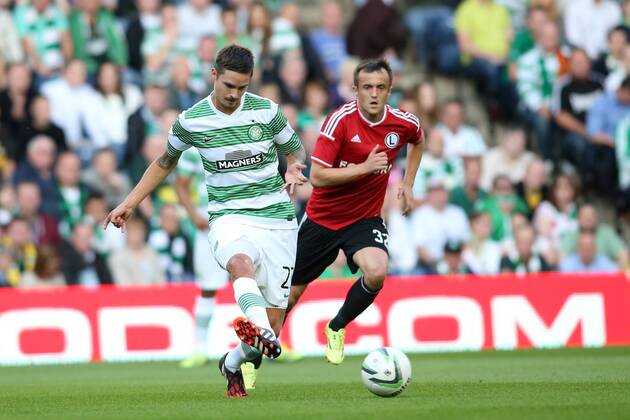 UEFA CHAMPIONS LEAGUE SECOND LEG THIRD ROUND QUALIFICATION MATCH IN EDINBURGH: CELTIC GLASGOW - LEGIA WARSAW M LUSTIG MIROSLAV RADOVIC  D09R0761