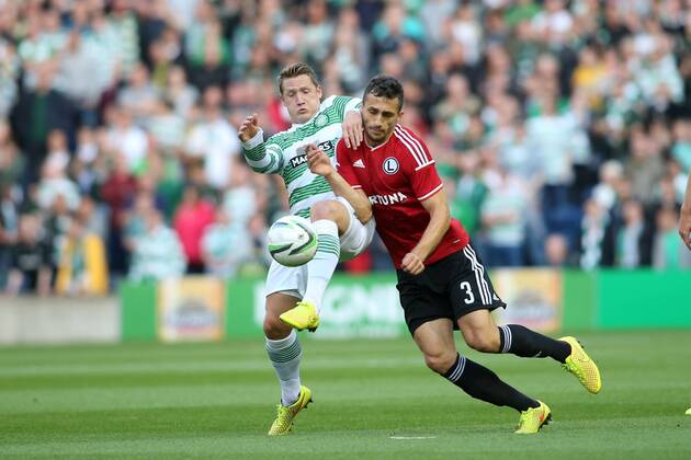 UEFA CHAMPIONS LEAGUE SECOND LEG THIRD ROUND QUALIFICATION MATCH IN EDINBURGH: CELTIC GLASGOW - LEGIA WARSAW K COMMONS TOMASZ JODLOWIEC  D09R0771