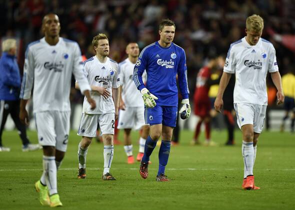 Copenhagen, Denmark, football, UEFA Champions League qualification: FC Copenhagen - Bayer Leverkusen. Keeper Stephan Andersen, FC Copenhagen 