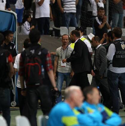 UEFA Champions League playoff first leg match match between Besiktas and Arsenal at Olympic stadium in istanbul 19 august 2014. Score: Besiktas 0 - Arsenal 0 Pictured: Coach Slaven Bilic of Besiktas.