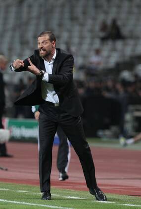UEFA Champions League playoff first leg match match between Besiktas and Arsenal at Olympic stadium in istanbul 19 august 2014. Score: Besiktas 0 - Arsenal 0 Pictured: Coach Slaven Bilic of Besiktas. 
