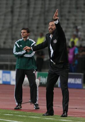 UEFA Champions League playoff first leg match match between Besiktas and Arsenal at Olympic stadium in istanbul 19 august 2014. Score: Besiktas 0 - Arsenal 0 Pictured: Coach Slaven Bilic of Besiktas.