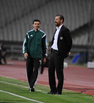 UEFA Champions League playoff first leg match match between Besiktas and Arsenal at Olympic stadium in istanbul 19 august 2014. Score: Besiktas 0 - Arsenal 0 Pictured: Coach Slaven Bilic of Besiktas.