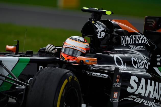 Sergio Perez, Sahara Force India F1, formula 1 GP, Belgien in Spa, 22.08.2014 - Sergio Perez, formula 1 GP, Belgien,