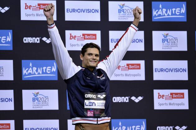 Florent Manaudou France 50m freestyle men Swimming 32nd LEN European Championships Berlin, Germany 2014 Aug.13 th - Aug. 24 th Day11 - Aug. 23 Photo Andrea Staccioli Deepbluemedia Insidefoto andreaxstaccioli