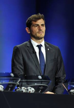 Aug. 28, 2014 - Monte Carlo, Monaco - IKER CASILLAS during the UEFA Champions League 2014 - 15 Draw at Grimaldi Forum. Soccer 2014 - UEFA Champions League 2014 - 15 Draw.  - ZUMAm11