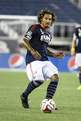 Sept. 7, 2014 - Foxborough, Massachusetts, USA - September 7, 2014 - Foxborough, Massachusetts, U.S. - New England Revolution s Jermaine Jones (13) in game action during the MLS Fussball Herren USA game between Chicago Fire and the New England Revolution held at Gillette Stadium in Foxborough Massachusetts. The Revolution beat the Fire 2-1. Eric Canha CSM MLS Fussball Herren USA 2014: Fire vs Revolution SEP 07 - ZUMAc04