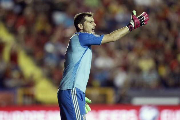 Spain s Iker Casillas during 15th UEFA European Championship Qualifying Round match. September 8,2014. (2014090855)