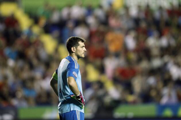 Spain s Iker Casillas during 15th UEFA European Championship Qualifying Round match. September 8,2014. (2014090897)