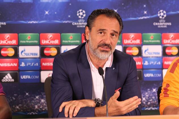 Galatasaray PK Champions League Coach Cesare Prandelli 