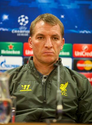 PROPAGANDA20140915 Football - soccer: UEFA Champions League, Liverpool FC , Liverpool s manager Brendan Rodgers during a press conference at Anfield.xHOCHxZWEIx xPropagandax 