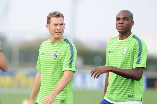 IPP20140915 Football - soccer: UEFA Champions League, , stephan lichtsteiner, angelo ogbonna - Training Juventus Turin xHOCHxZWEIx xItalyxPhotoxPressx 