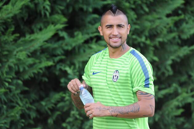 IPP20140915 Football - soccer: UEFA Champions League, , arturo vidal - Training Juventus Turin xHOCHxZWEIx xItalyxPhotoxPressx 