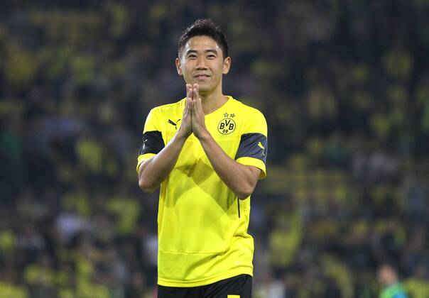 16.09.2014, xsvx, Fussball Champions League, Borussia Dortmund - Arsenal London, v.l. Shinji Kagawa (Borussia Dortmund)