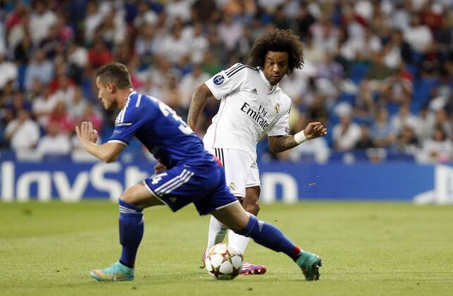 Real Madrid - FC Basel Marcelo 