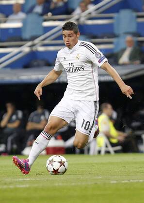 Real Madrid - FC Basel James Rodriguez 